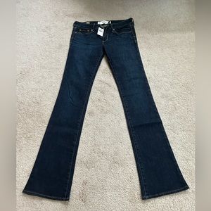 ABERCROMBIE BOOT CUT DARK JEANS SIZE 2